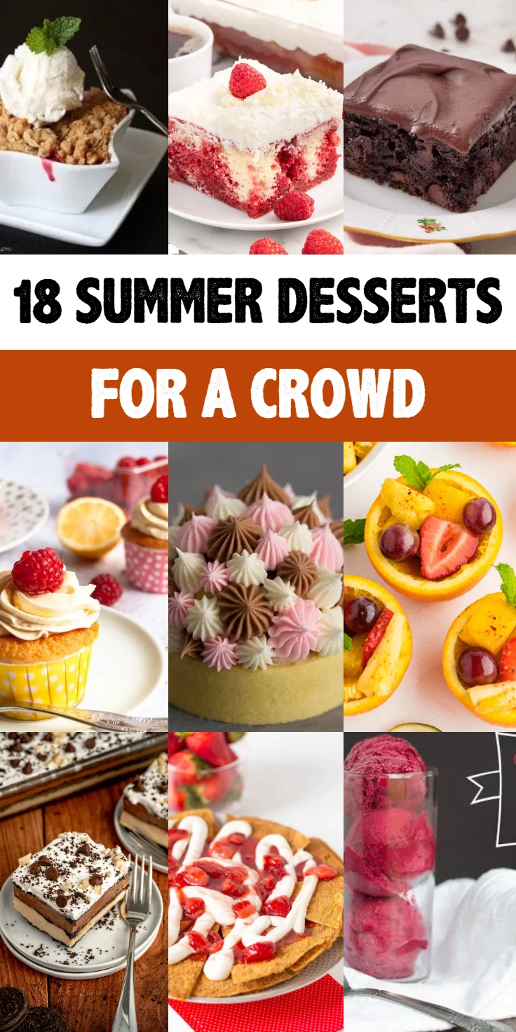 Summer Desserts for a Crowd