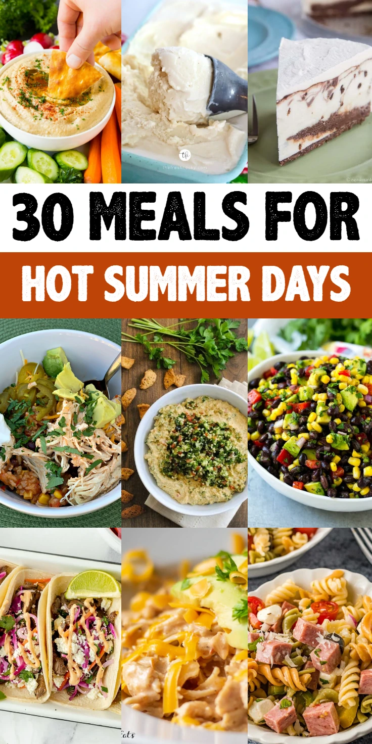 Meals for Hot Summer Days