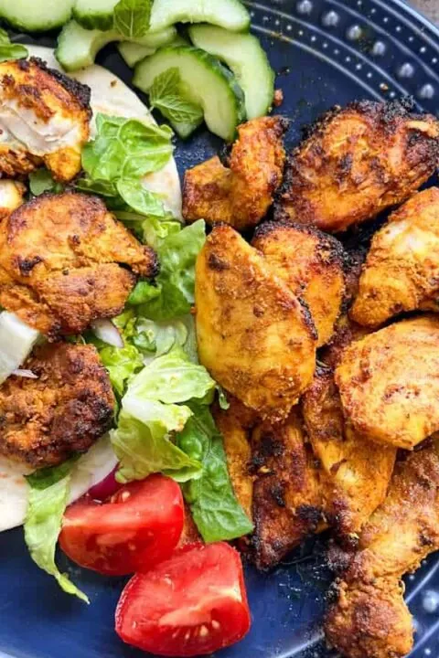 Air Fryer Chicken Shawarma 