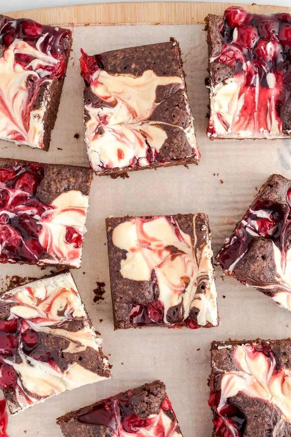 Cherry Cheesecake Brownies