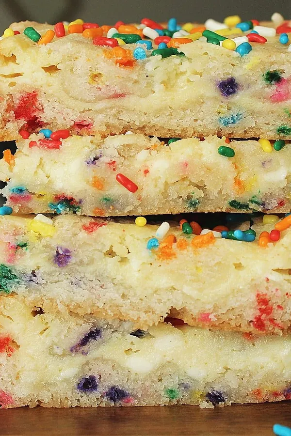Confetti Cheesecake Bars