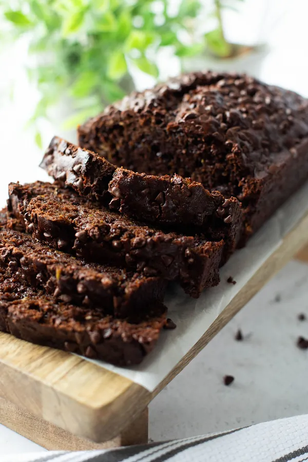 Double Chocolate Chip Zucchini Bread