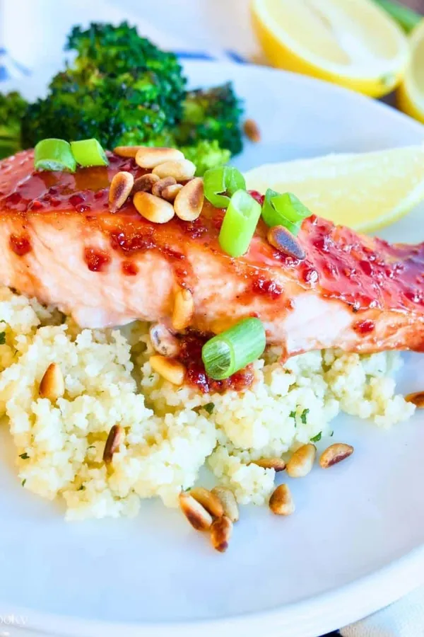 Easy Raspberry Glazed Salmon