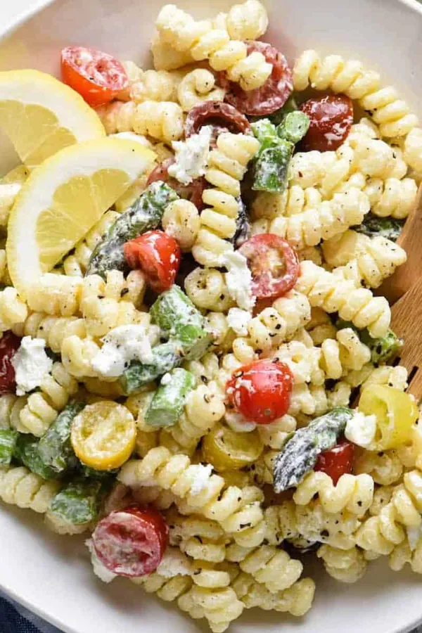 Goat Cheese Pasta Salad