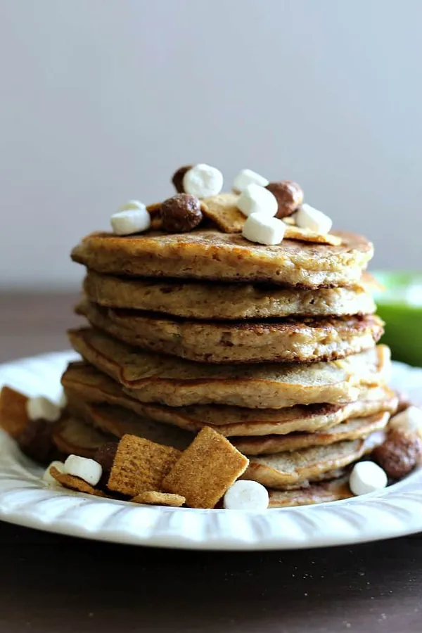 Honey Maid S'mores Cereal Pancakes