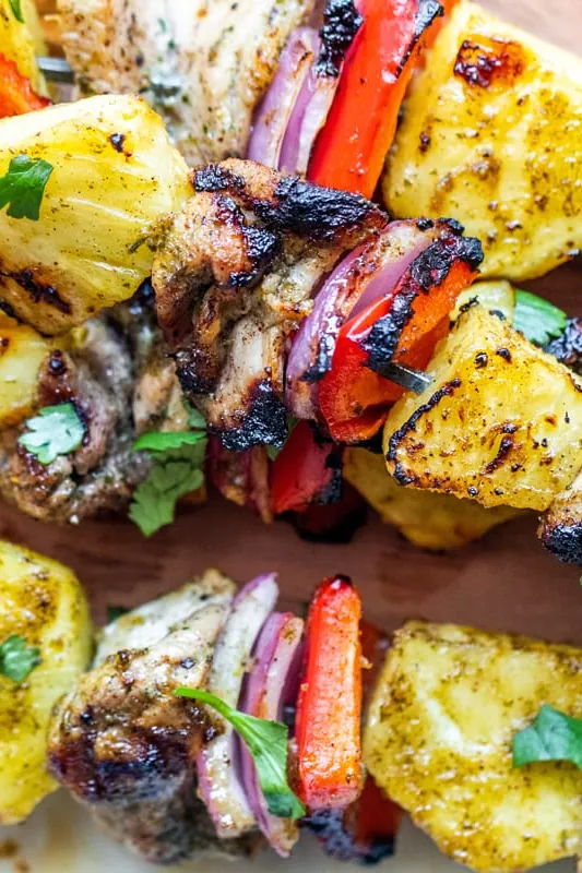 Jerk Chicken Skewers