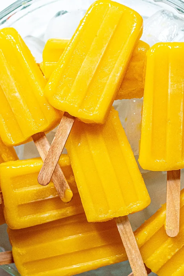 Mango Popsicles - Homemade Vegan Recipe!
