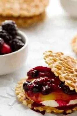 Roasted Berry Napoleons