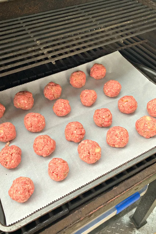 Smoked Italian Meatballs