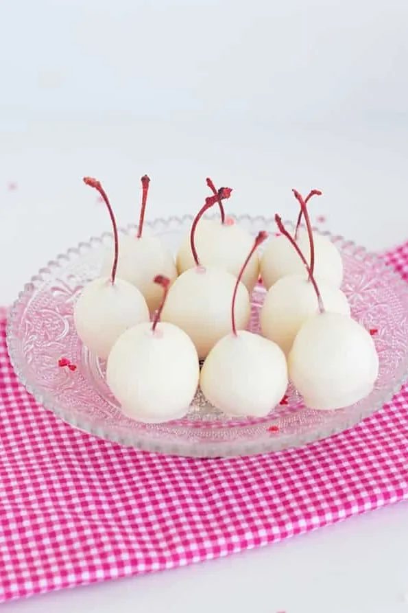 White Chocolate Cherry Bombs