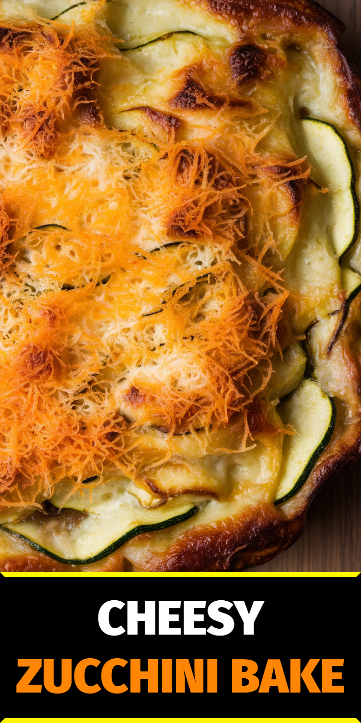 Cheesy Zucchini Bake Pinterest Pin