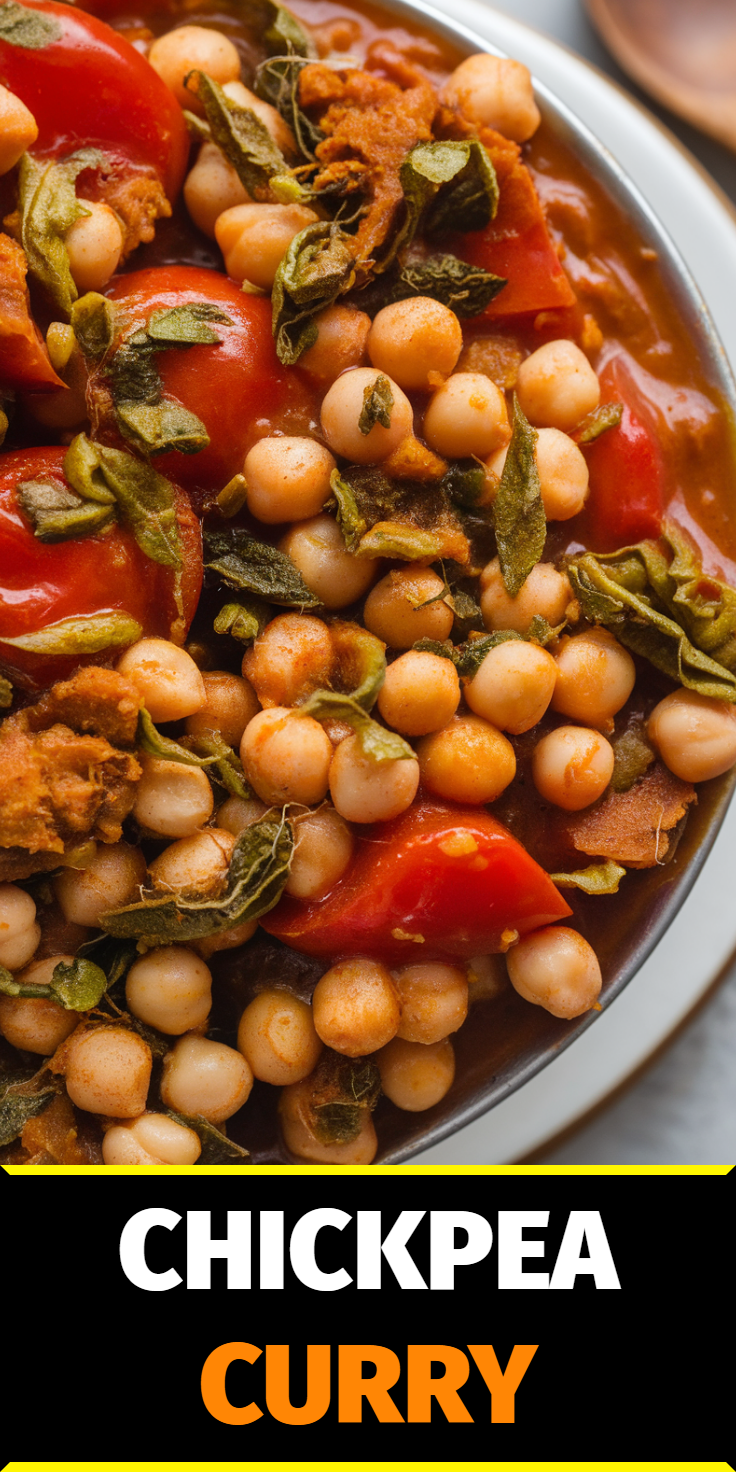 Chickpea Curry Pinterest Pin