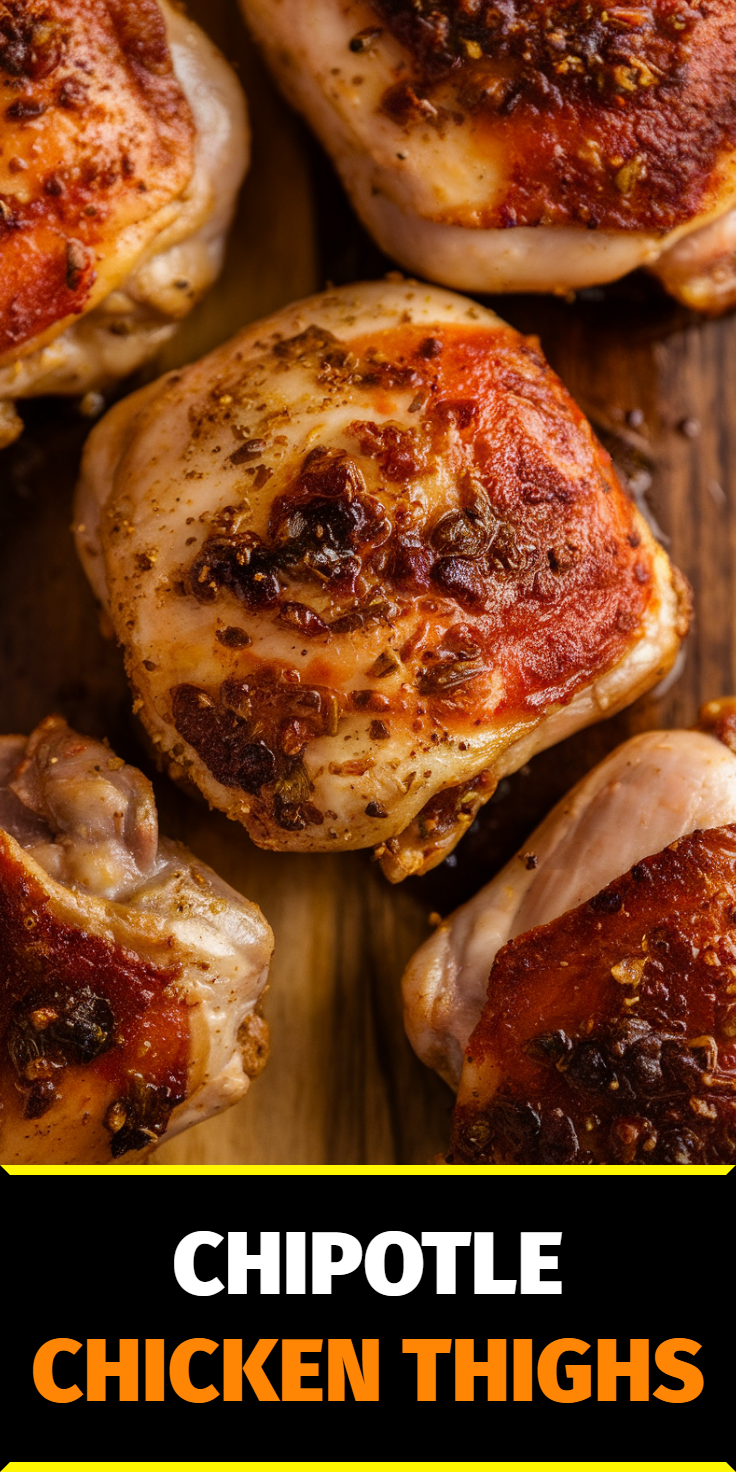 Chipotle Chicken Thighs Pinterest Pin