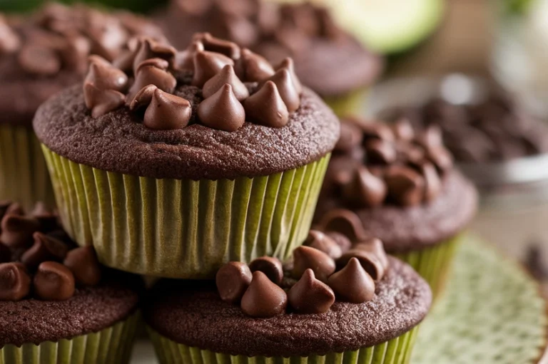 Chocolate Zucchini Muffins - Featured Image