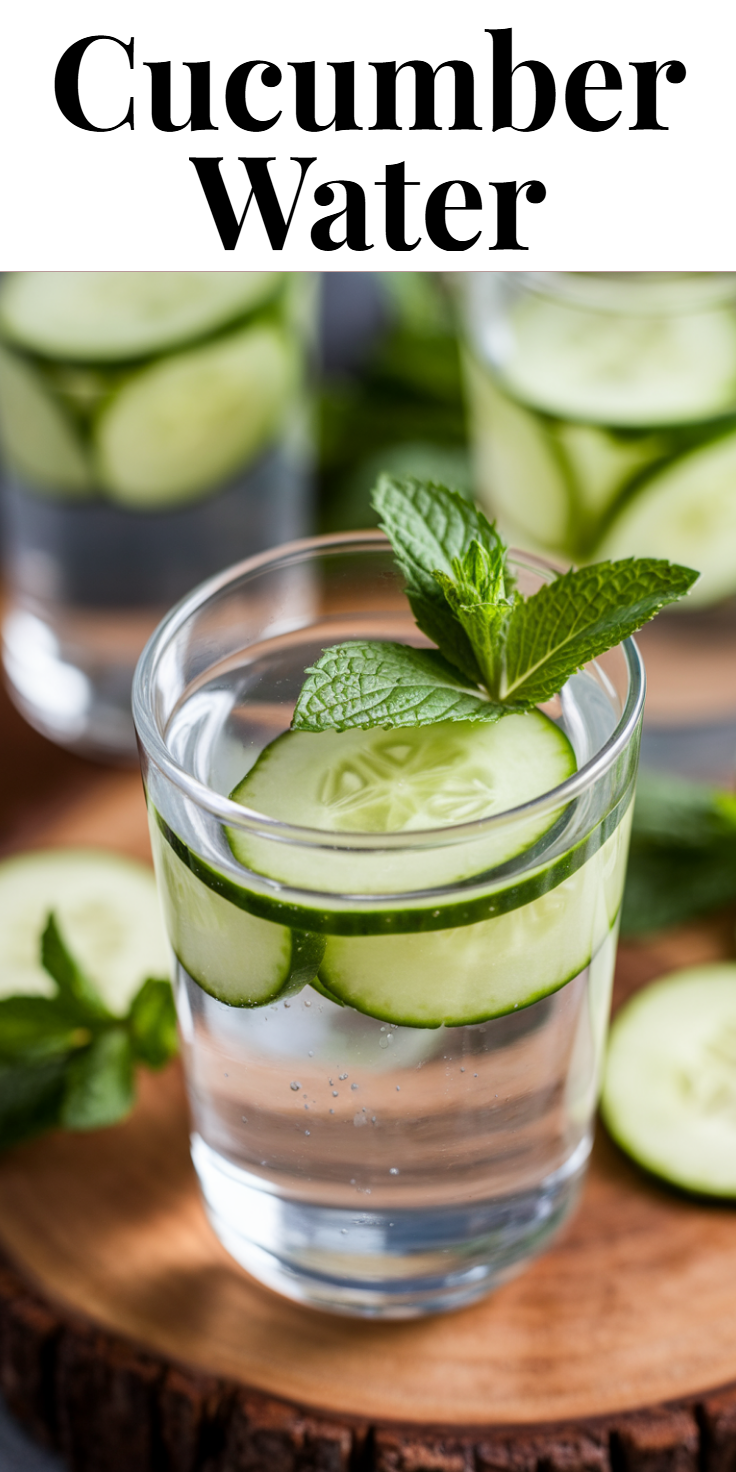 Cucumber Water Pinterest Pin