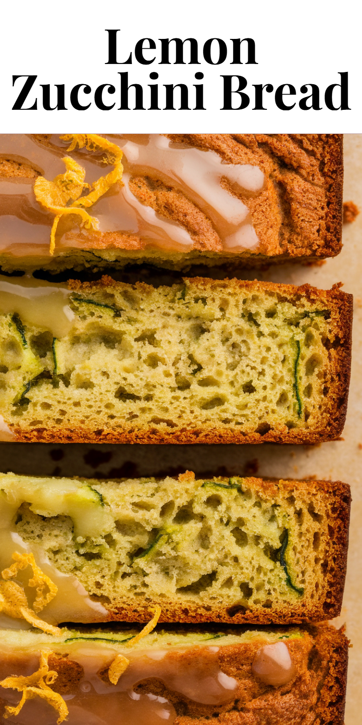 Lemon Zucchini Bread Pinterest Pin