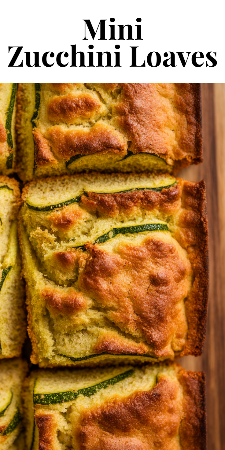 Mini Zucchini Loaves Pinterest Pin