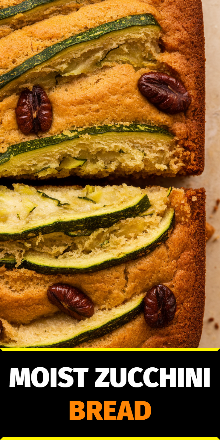 Moist Zucchini Bread Pinterest Pin