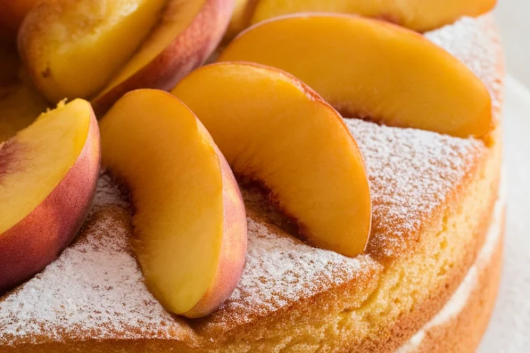 Peach Cake - Featured Image