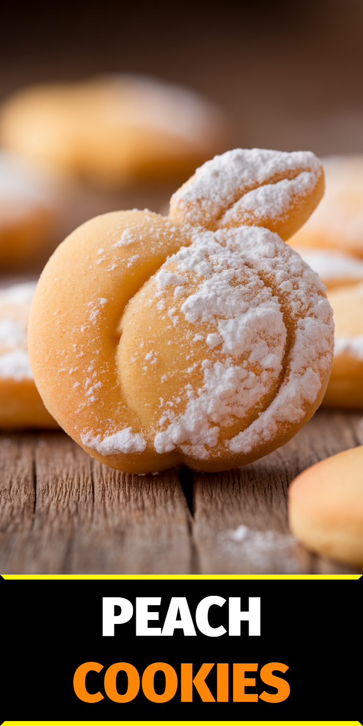 Peach Cookies Pinterest Pin