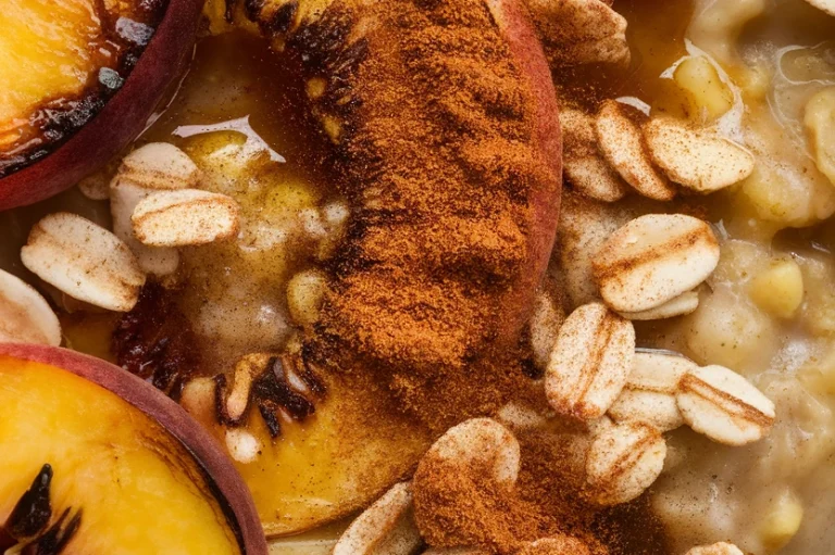 Peach Oatmeal - Featured Image