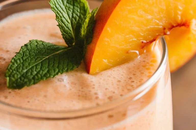 Peach Smoothie - Featured Image