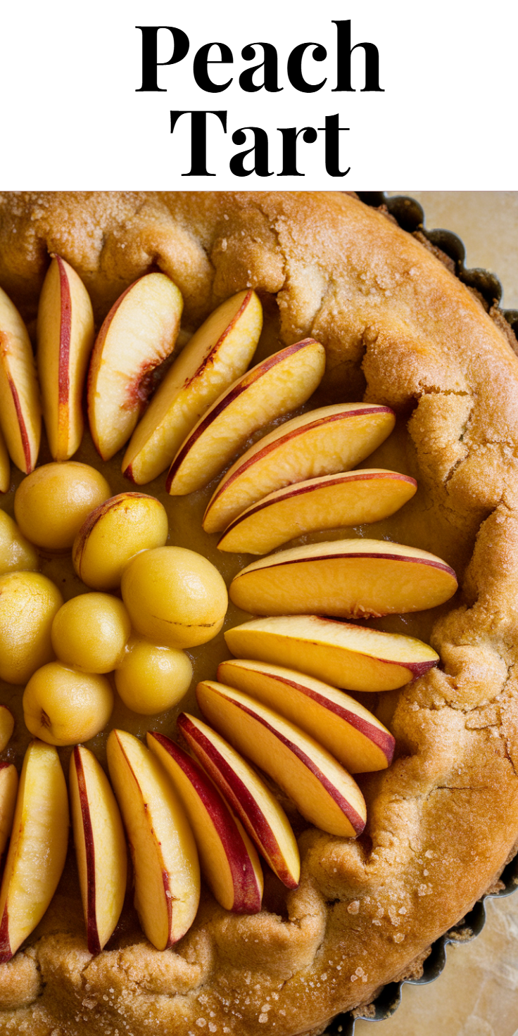 Peach Tart Pinterest Pin