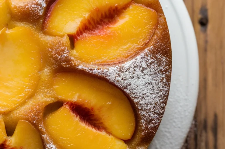 Peach Upside Down Cake - Featured Image