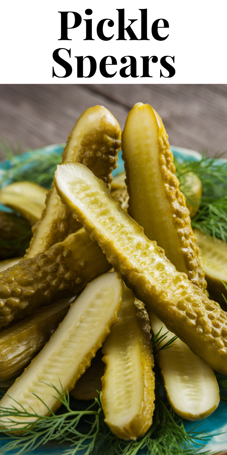 Pickle Spears Pinterest Pin