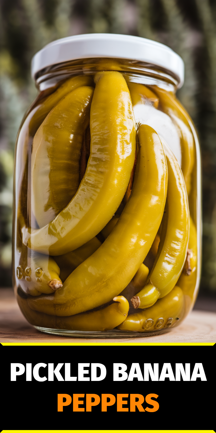Pickled Banana Peppers Pinterest Pin