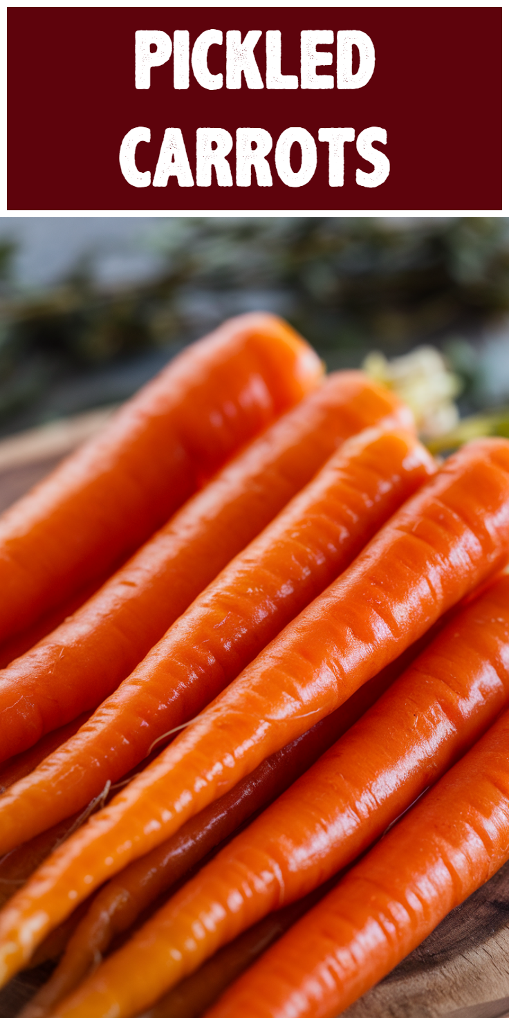 Pickled Carrots Pinterest Pin