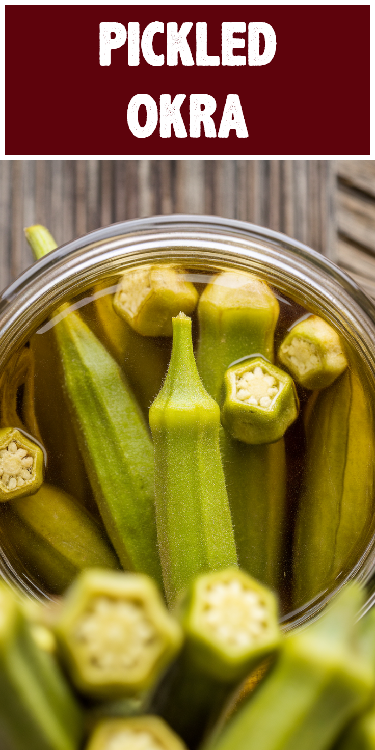 Pickled Okra Pinterest Pin
