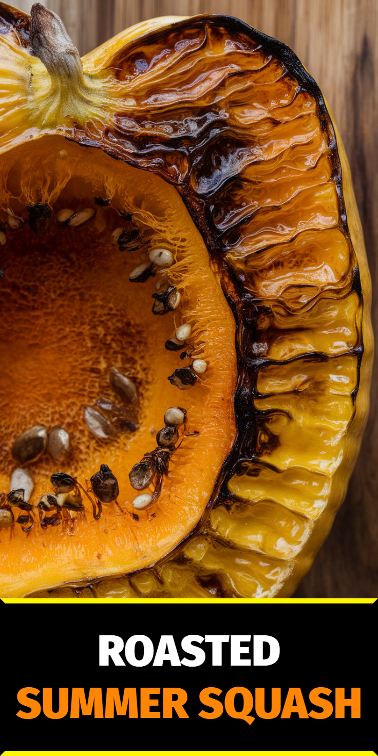 Roasted Summer Squash Pinterest Pin
