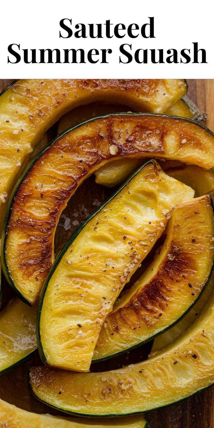 Sauteed Summer Squash Pinterest Pin