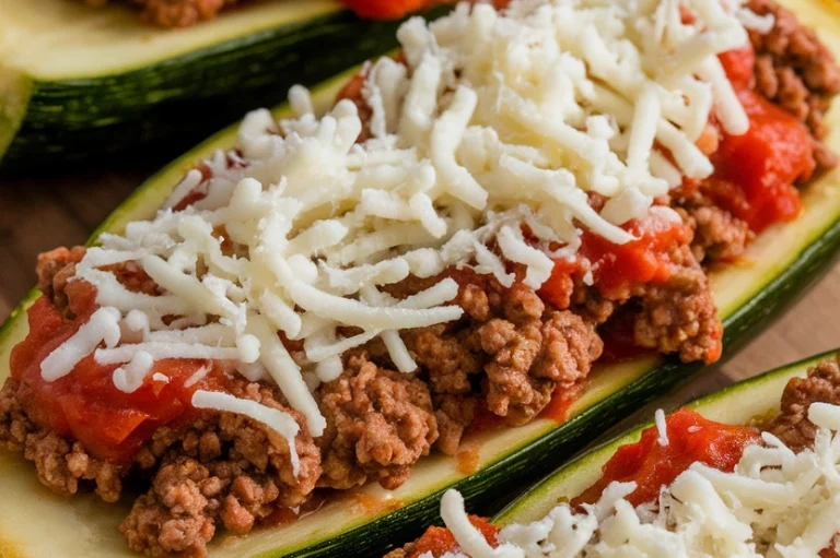Stuffed Zucchini Boats - Featured Image