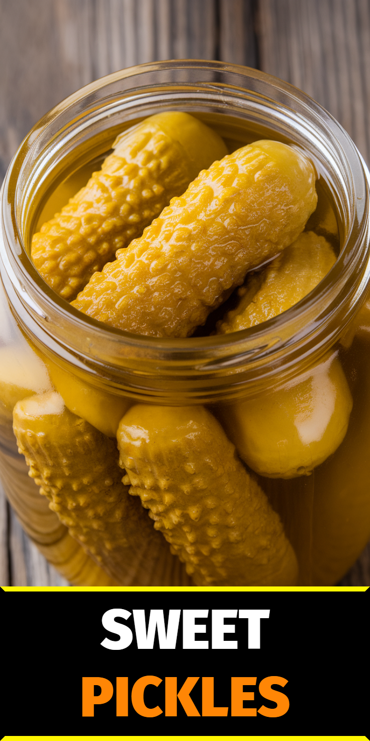 Sweet Pickles Pinterest Pin
