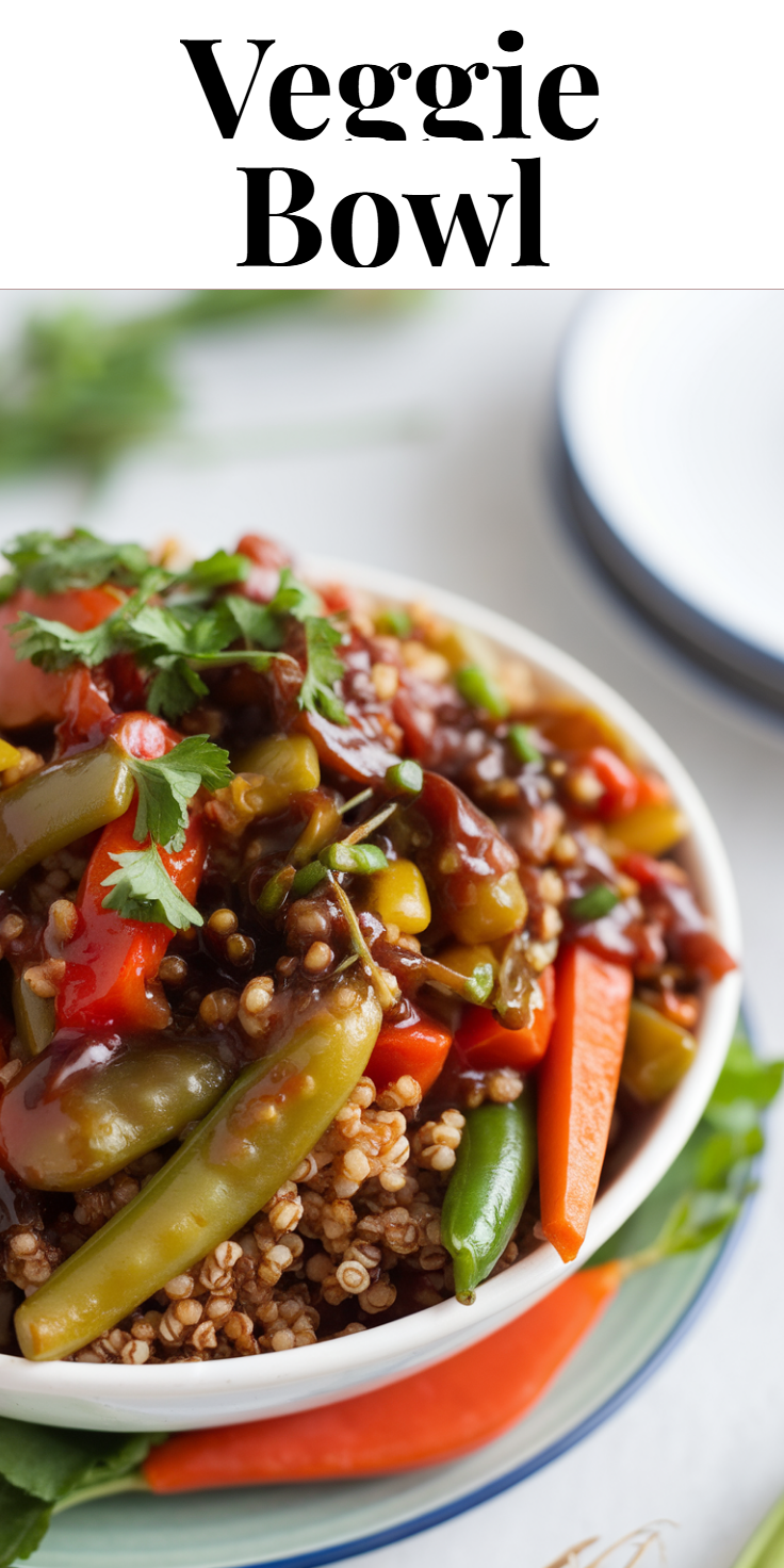 Veggie Bowl Pinterest Pin