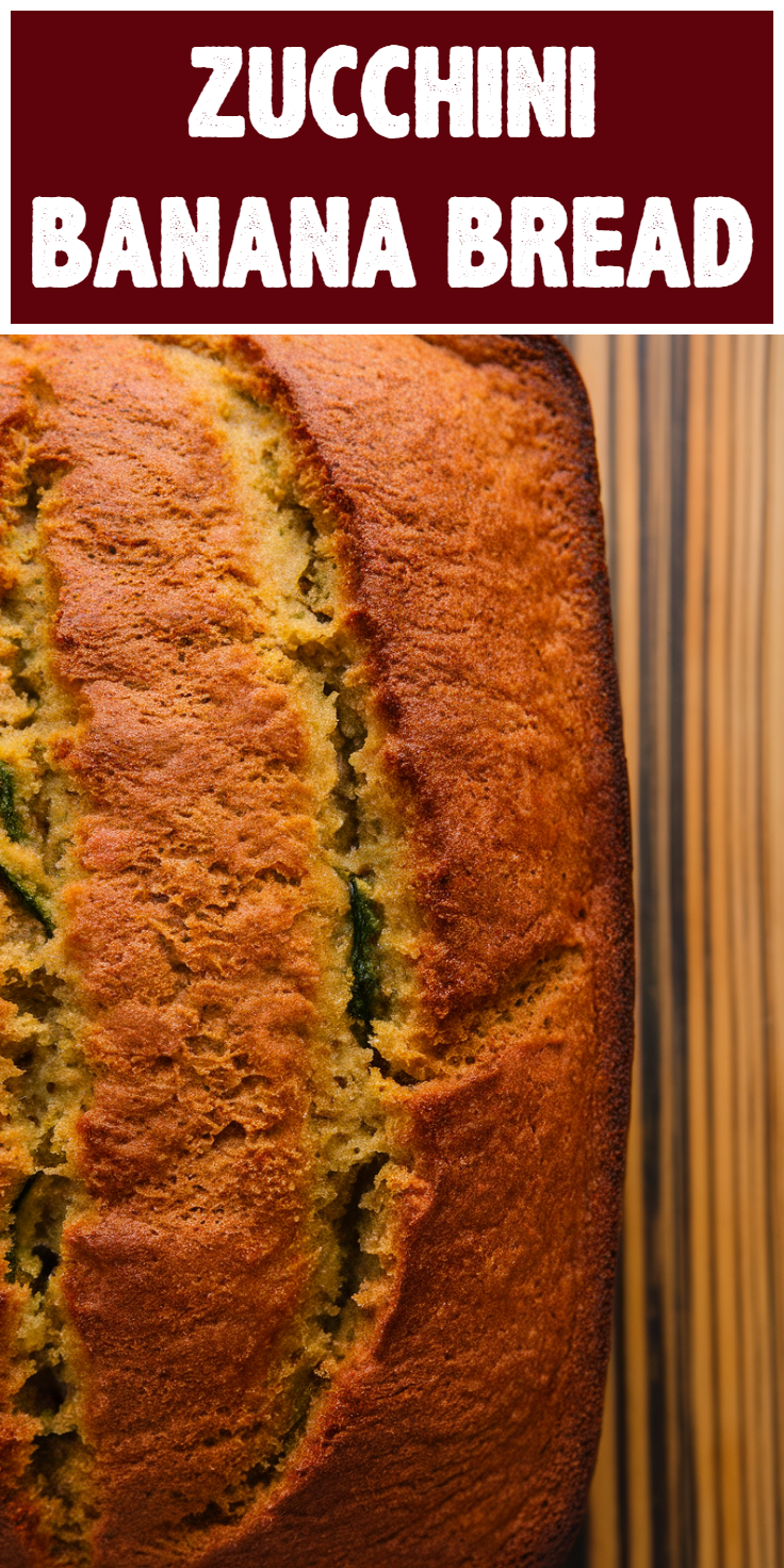 Zucchini Banana Bread Pinterest Pin