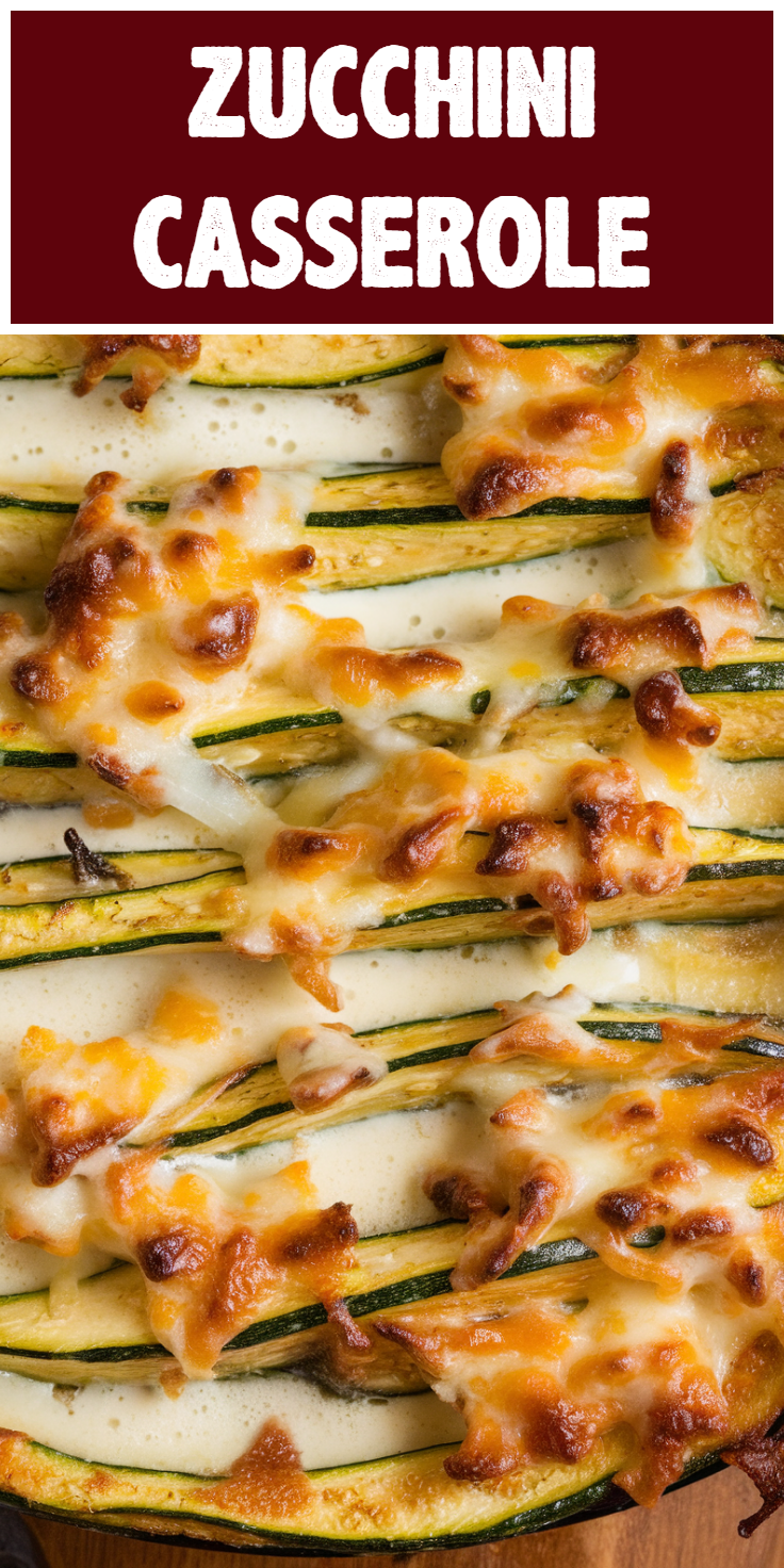 Zucchini Casserole Pinterest Pin