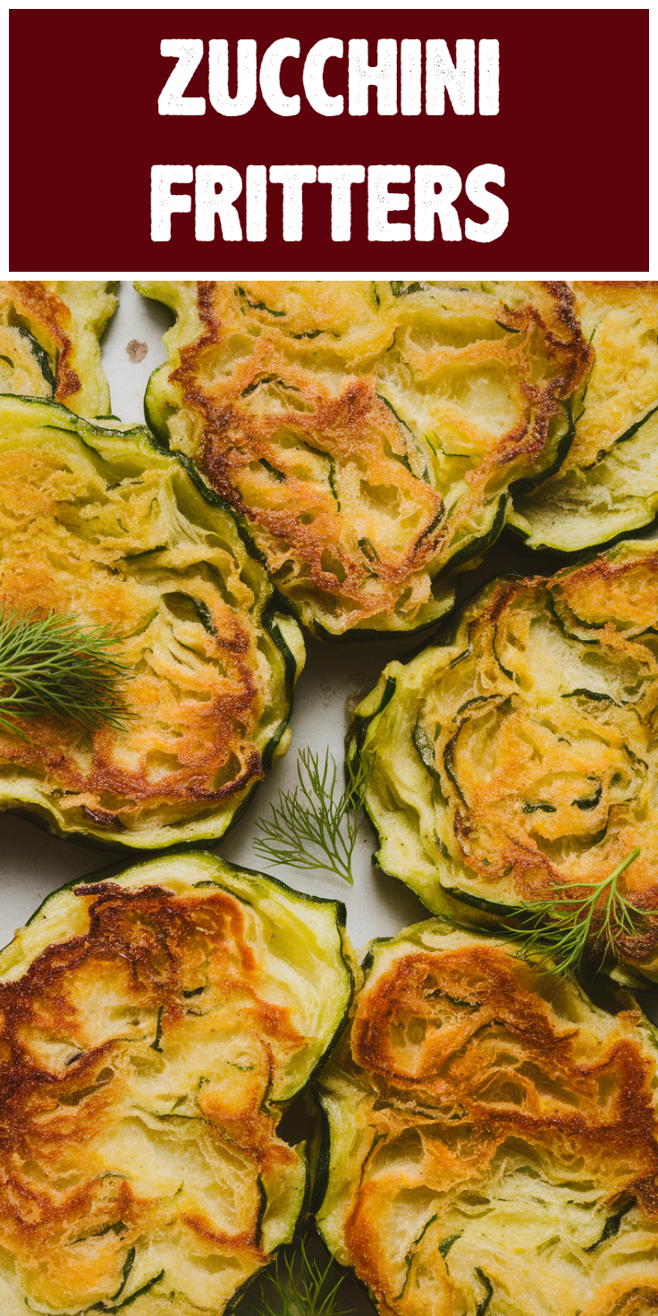 Zucchini Fritters Pinterest Pin