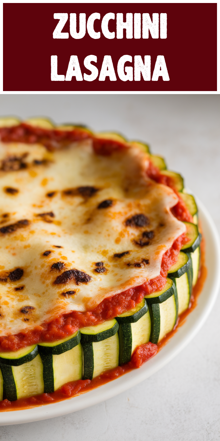 Zucchini Lasagna Pinterest Pin