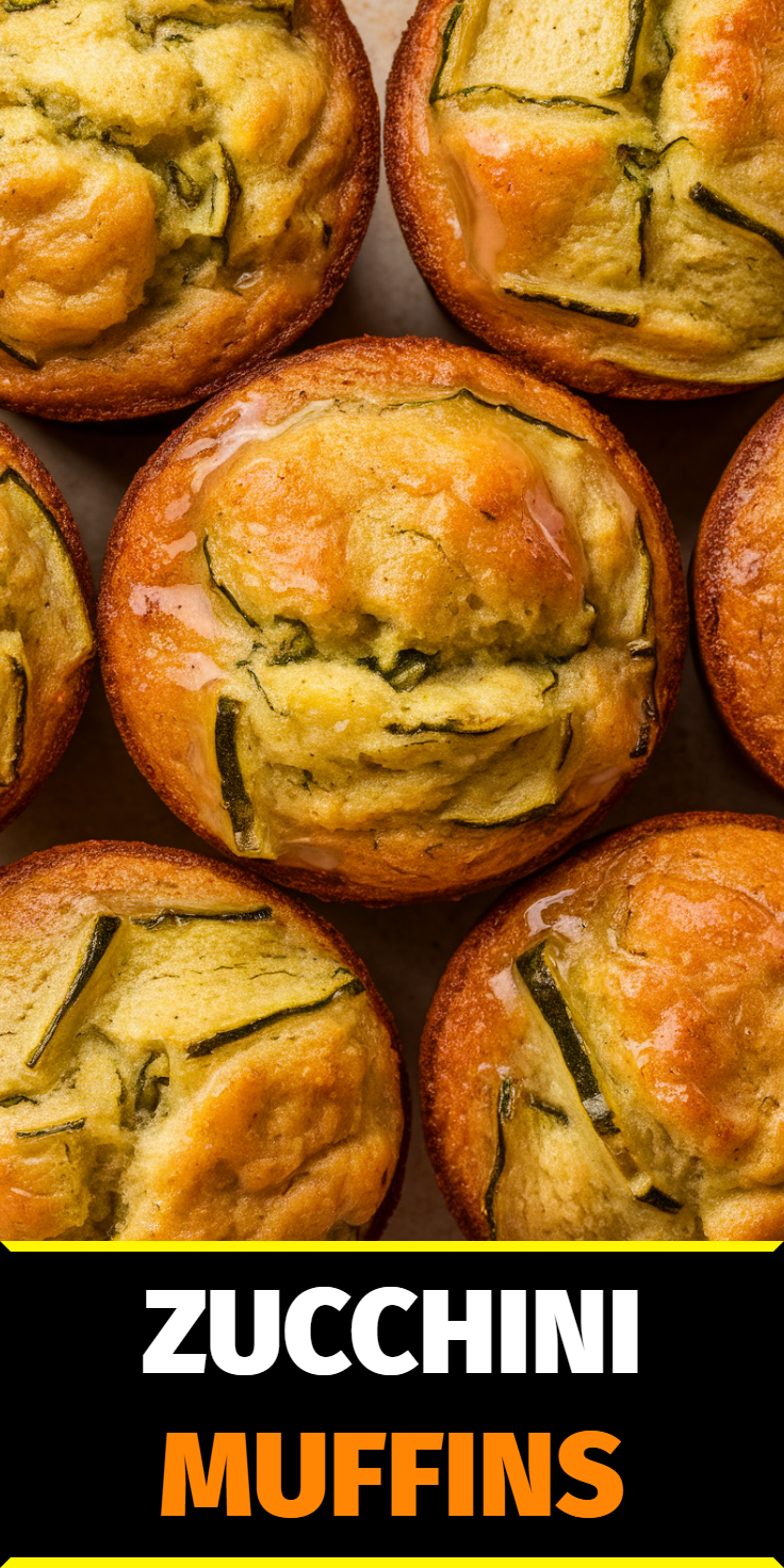 Zucchini Muffins Pinterest Pin
