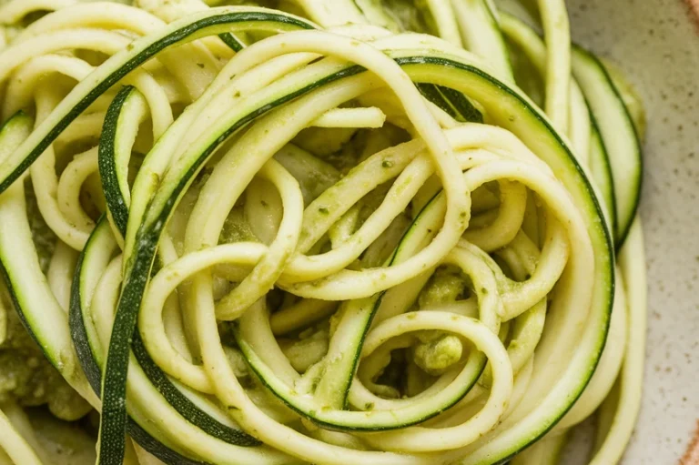 Zucchini Noodles with Pesto - Featured Image