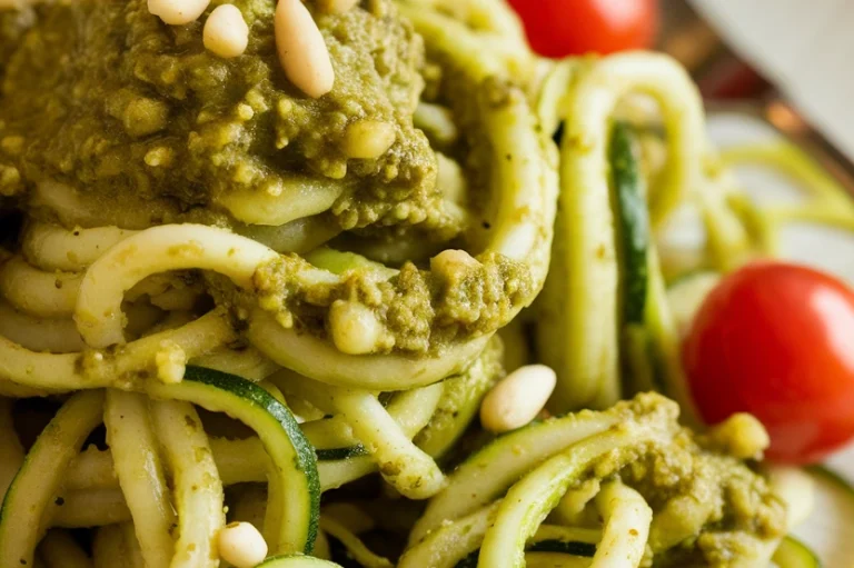 Zucchini Pesto Pasta - Featured Image