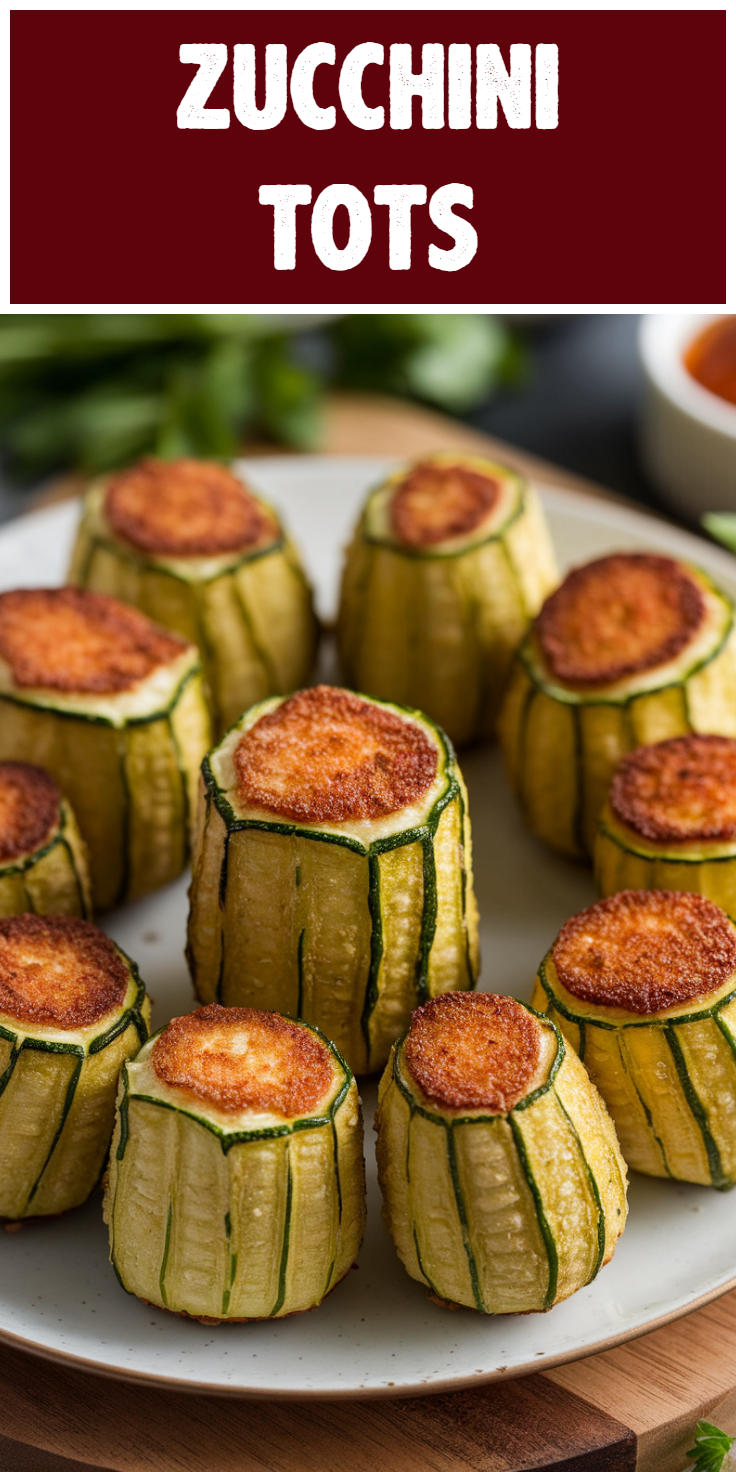Zucchini Tots Pinterest Pin