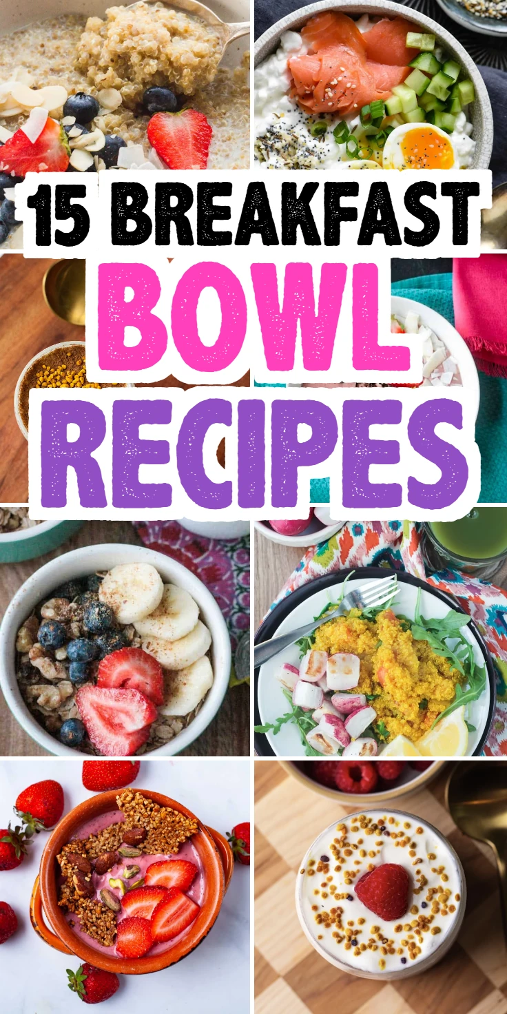 Breakfast bowl recipes