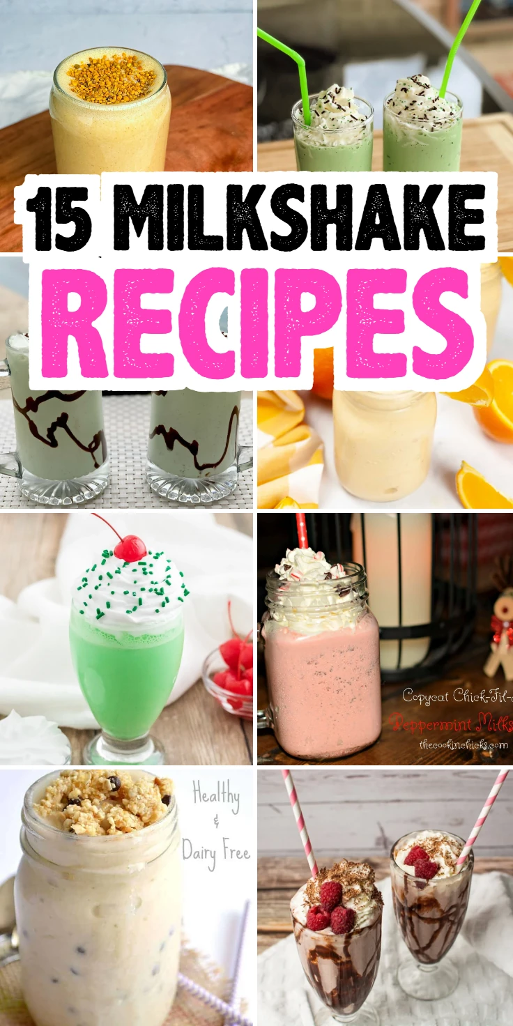 Milkshake recipes