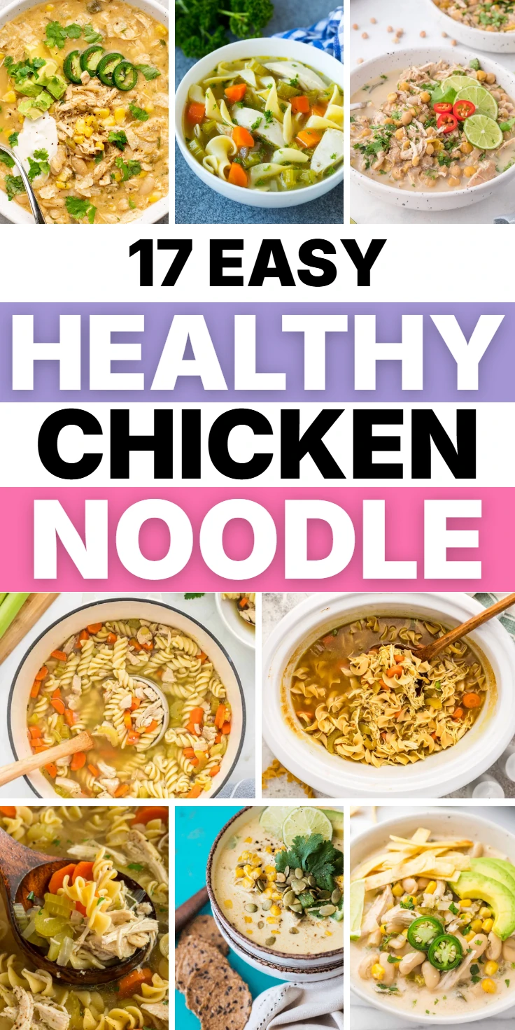 Healthy Chicken Noodle Soup Recipes