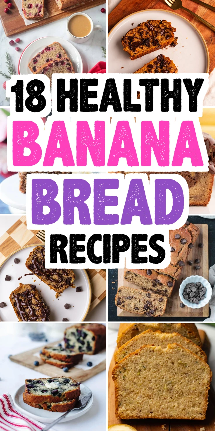 Healthy Banana Bread Recipes