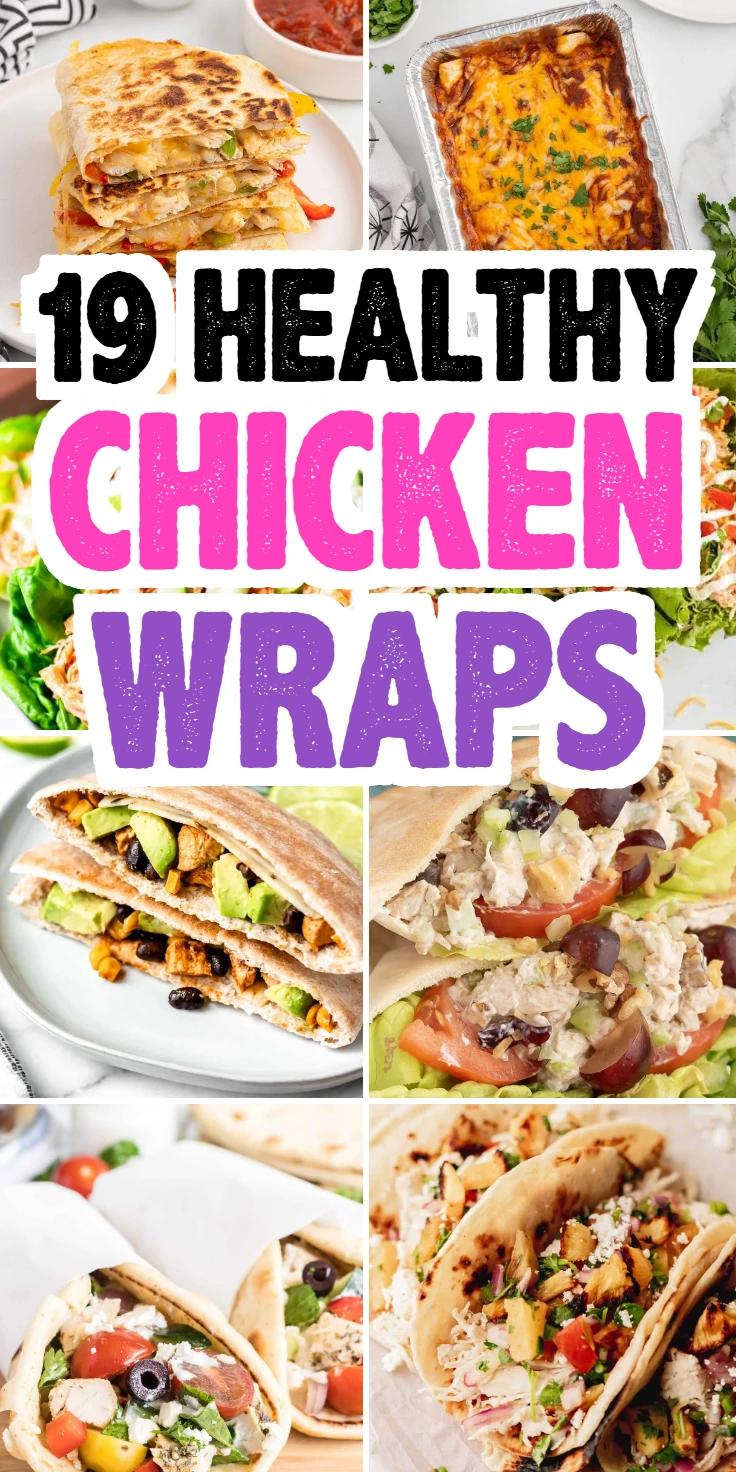 Healthy Chicken Wraps